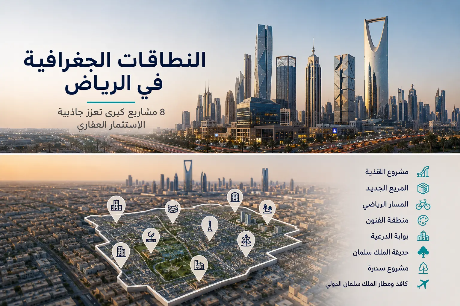 النطاقات الجغرافية في الرياض