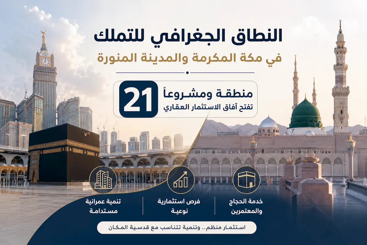 النطاق الجغرافي للتملك في مكة المكرمة