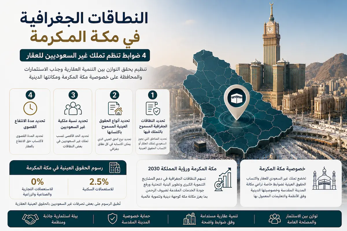 النطاقات الجغرافية في مكة المكرمة